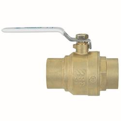 2 in Bronze Full Port Sweat Ball Valve