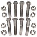 1 in. Zinc Plated Flange Nut and Bolt Set