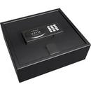 Top Open Safe in Black with 15 in. Laptop Compitable Lighted Keyboard 