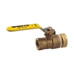 1/2 in Brass Full Port Threaded Ball Valve