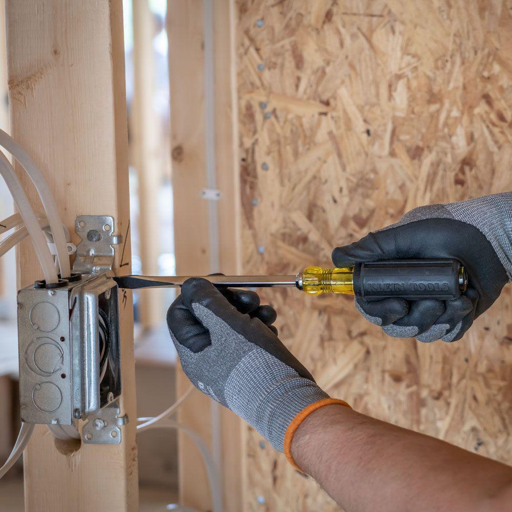 Klein Tools Black Manual Keystone 1 Piece Screwdriver 