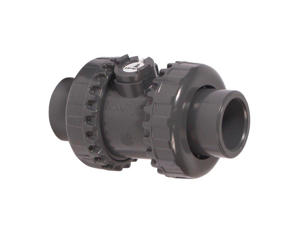 3/4 PVC T/U SXT FKM BALL CHK VLV 