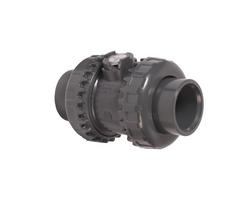 1/2" Soc and Threaded PVC FKM Ball Check Valve