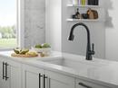 Single Handle Pull Down Kitchen Faucet in Matte Black 
