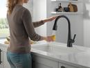 Single Handle Pull Down Kitchen Faucet in Matte Black 