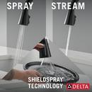 Single Handle Pull Down Kitchen Faucet in Matte Black 