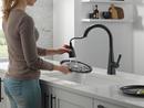 Single Handle Pull Down Kitchen Faucet in Matte Black 