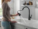 Single Handle Pull Down Kitchen Faucet in Matte Black 