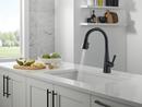 Single Handle Pull Down Kitchen Faucet in Matte Black 