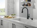 Single Handle Pull Down Kitchen Faucet in Matte Black 