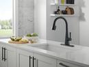 Single Handle Pull Down Kitchen Faucet in Matte Black 