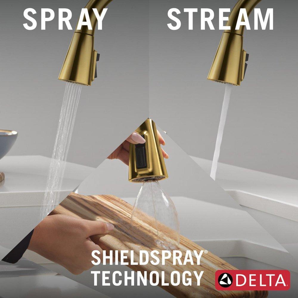 DELTA LENTA TOUCH2O KITCHEN FAUCET WITH TOUCHLESS TECHNOLOGY 