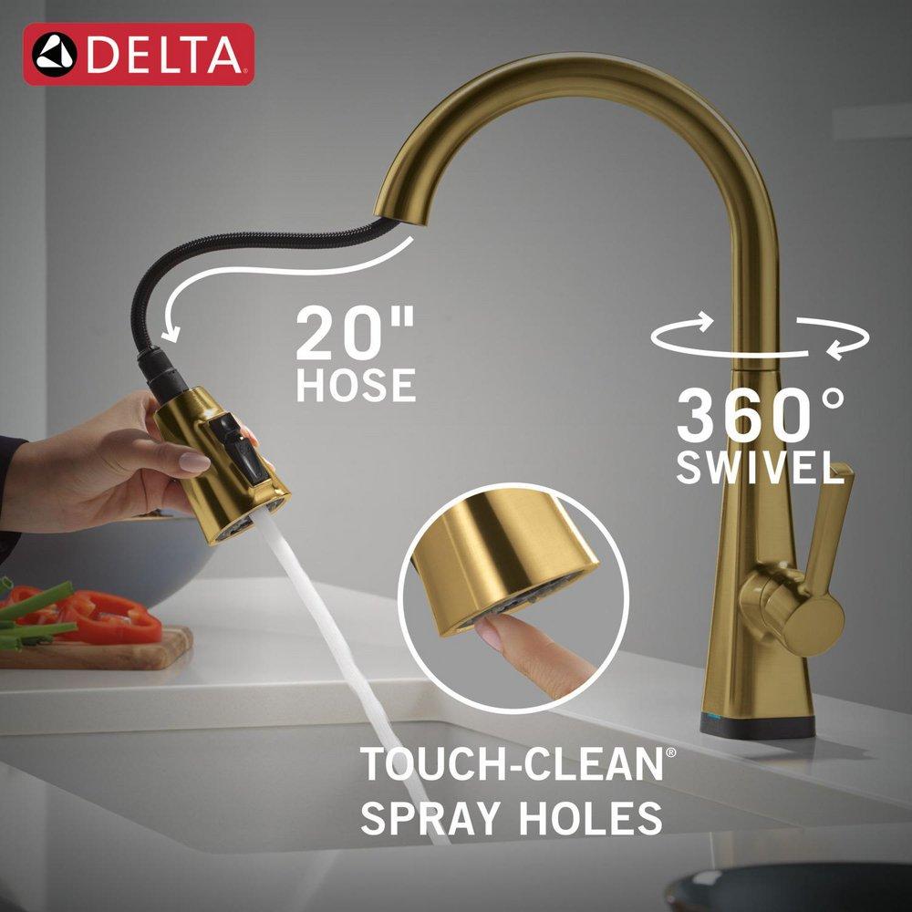 DELTA LENTA TOUCH2O KITCHEN FAUCET WITH TOUCHLESS TECHNOLOGY 