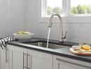 Single Handle Pull Down Kitchen Faucet in Spotshield Stainless 