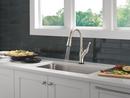 Single Handle Pull Down Kitchen Faucet with Side Spray in Spotshield Stainless 