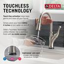 Single Handle Pull Down Kitchen Faucet with Side Spray in Spotshield Stainless 