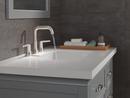 Two Handle Widespread Bathroom Sink Faucet in Stainless 