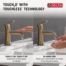 Sensor Bathroom Sink Faucet in Champagne Bronze 