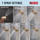 Multi Function Hand Shower in Lumicoat&reg; Champagne Bronze 
