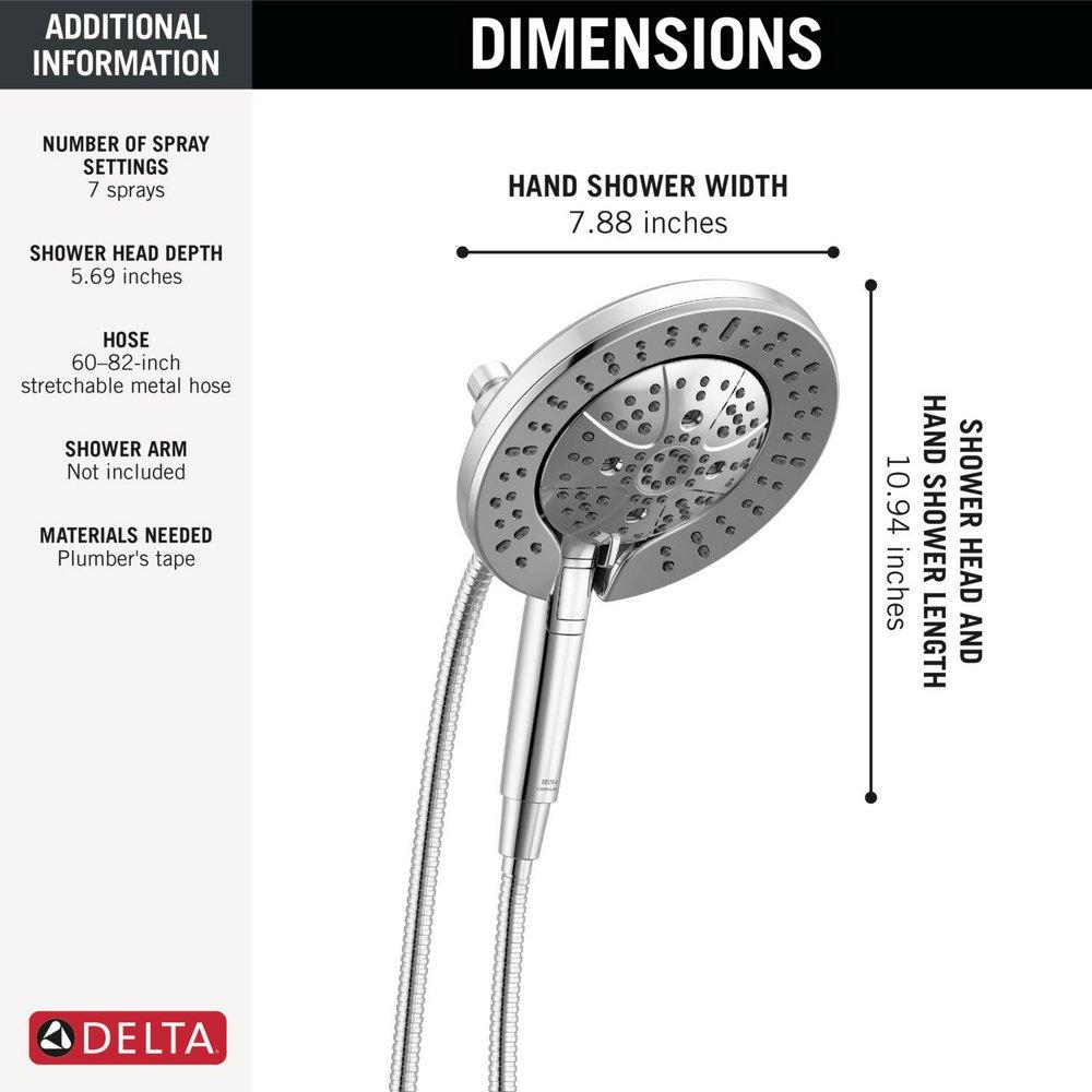 Multi Function Hand Shower in Lumicoat&reg; Chrome 