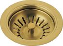Kitchen Sink Flange & Strainer in Brushed Gold