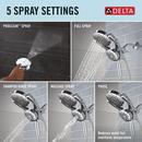 Multi Function Hand Shower in Chrome 