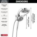 Multi Function Hand Shower in Chrome 