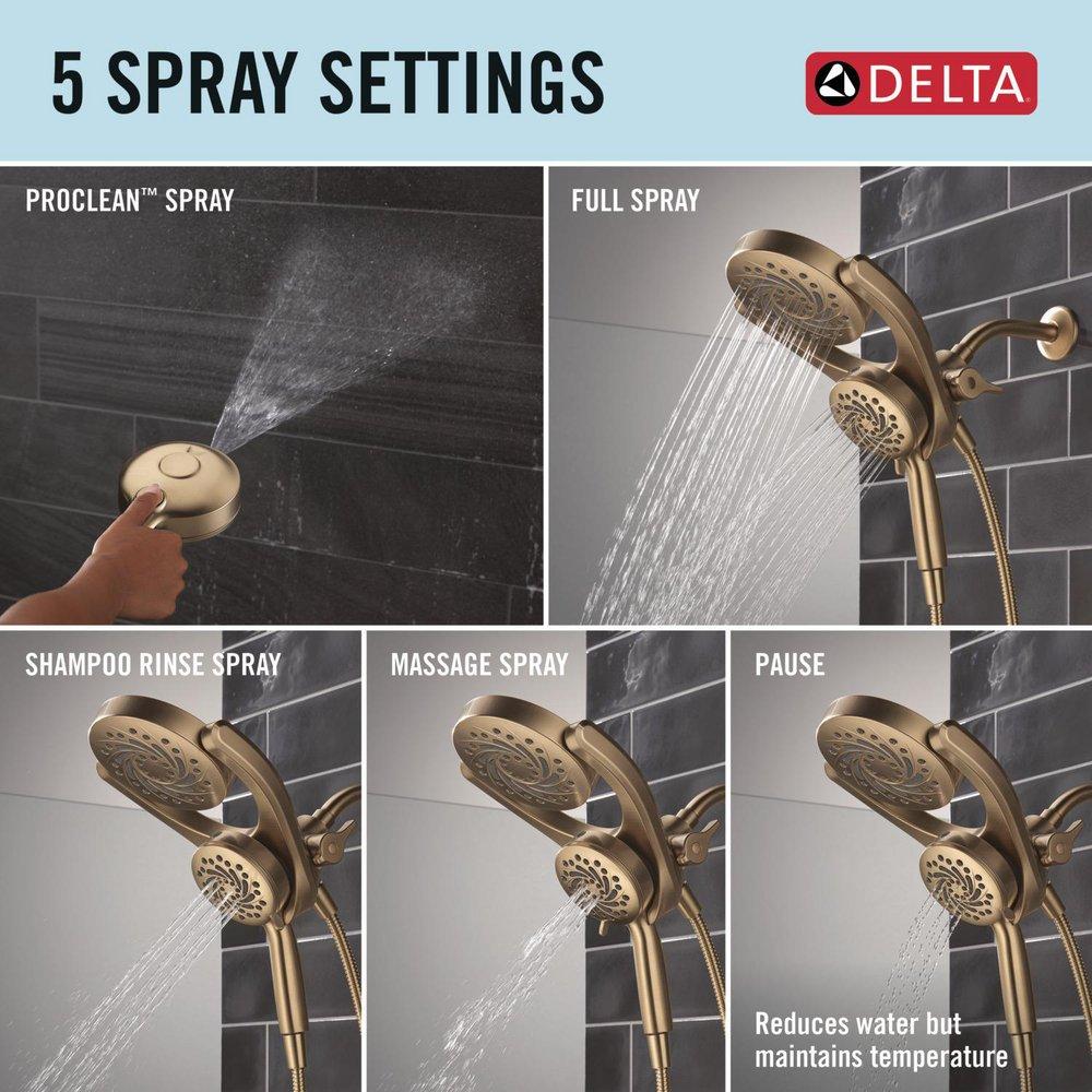 Multi Function Hand Shower in Champagne Bronze 