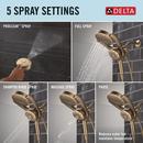 Multi Function Hand Shower in Champagne Bronze 