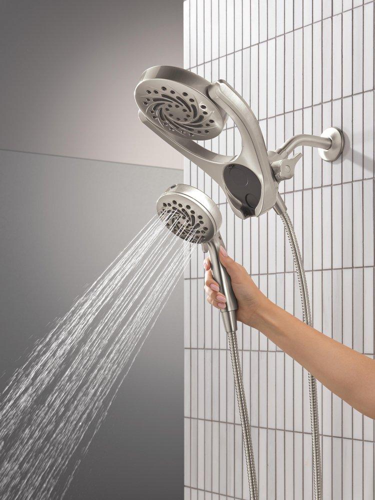 Multi Function Hand Shower in SpotShield Brushed Nickel 