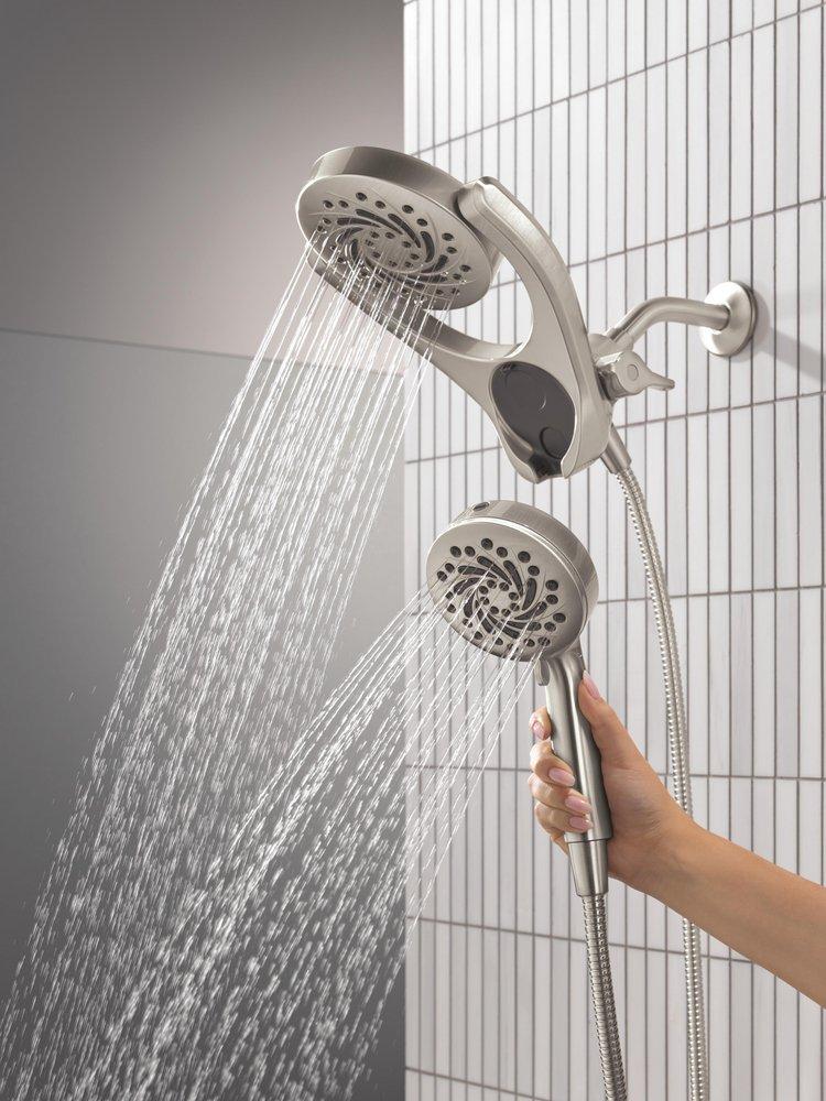 Multi Function Hand Shower in SpotShield Brushed Nickel 
