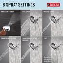 Multi Function Hand Shower in Chrome 