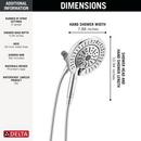 Multi Function Hand Shower in Chrome 