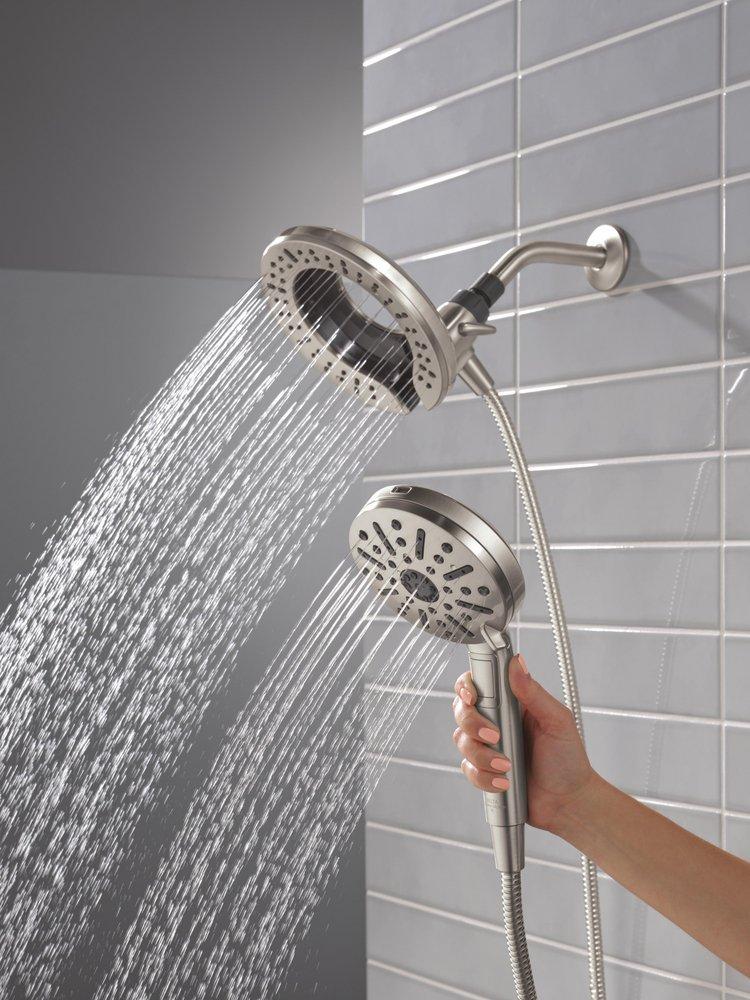 Multi Function Hand Shower in SpotShield Brushed Nickel 