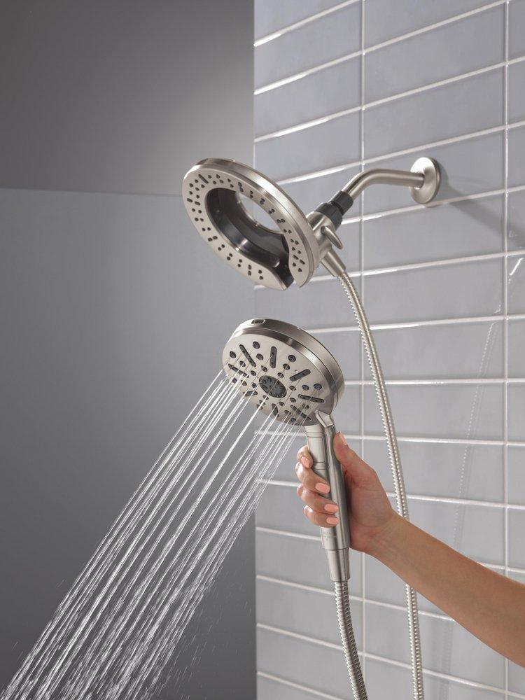 Multi Function Hand Shower in SpotShield Brushed Nickel 