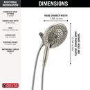 Multi Function Hand Shower in SpotShield Brushed Nickel 