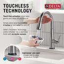 Essa&reg; Touch2O&reg; Technology Kitchen Faucet with Touchless Technology in Arctic Stainless 