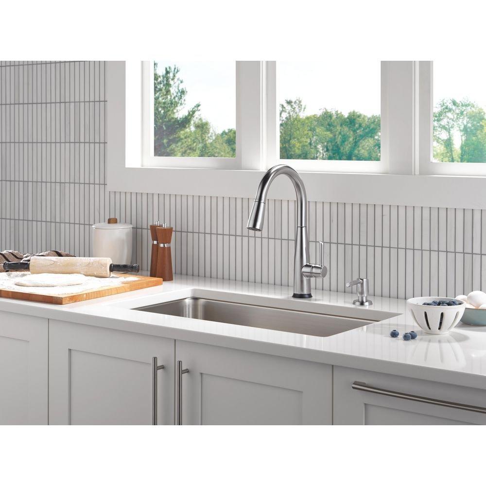 Essa&reg; Touch2O&reg; Technology Kitchen Faucet with Touchless Technology in Arctic Stainless 