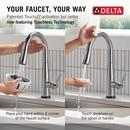 Single Handle Pull Down Kitchen Faucet in Arctic Stainless 