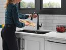 Single Handle Pull Down Kitchen Faucet in Matte Black 