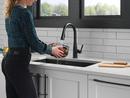 Single Handle Pull Down Kitchen Faucet in Matte Black 