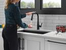 Single Handle Pull Down Kitchen Faucet in Matte Black 