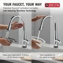 Single Handle Pull Down Kitchen Faucet in Chrome 