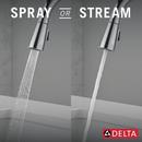 Single Handle Pull Down Kitchen Faucet in Chrome 