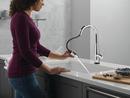 Single Handle Pull Down Kitchen Faucet in Chrome 