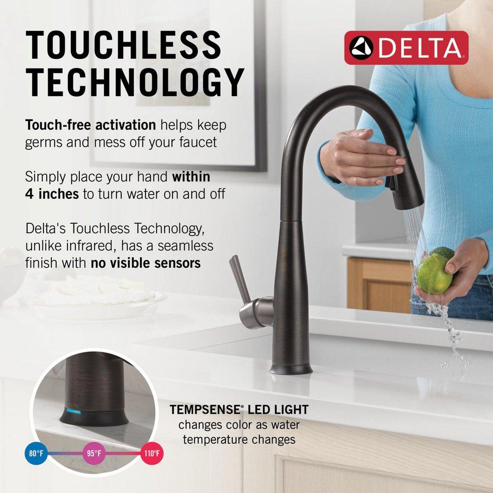 Single Handle Pull Down Kitchen Faucet in Venetian Bronze 