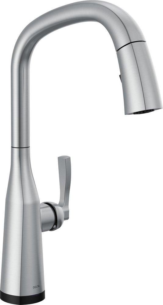 DELTA STRYKE VOICEIQ SINGLE HANDLE PULL-DOWN FAUCET WITH TOUCH20 TECHNOLOGY 