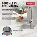 DELTA STRYKE VOICEIQ SINGLE HANDLE PULL-DOWN FAUCET WITH TOUCH20 TECHNOLOGY 