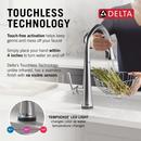 DELTA EMMELINE TOUCH2O KITCHEN FAUCET WITH TOUCHLESS TECHNOLOGY 