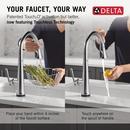Single Handle Pull Down Kitchen Faucet in Lumicoat&reg; Arctic Stainless 